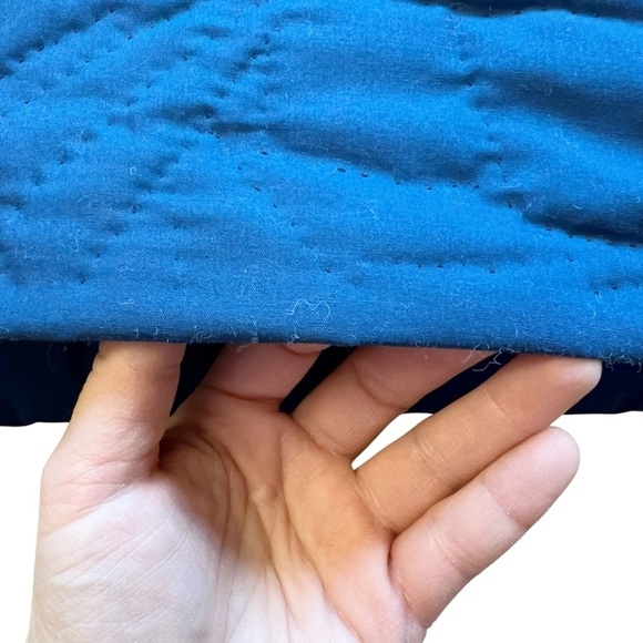 Handmade Quilted Pillow Quillow American Flag Mini Square Patchwork - Picture 11 of 16